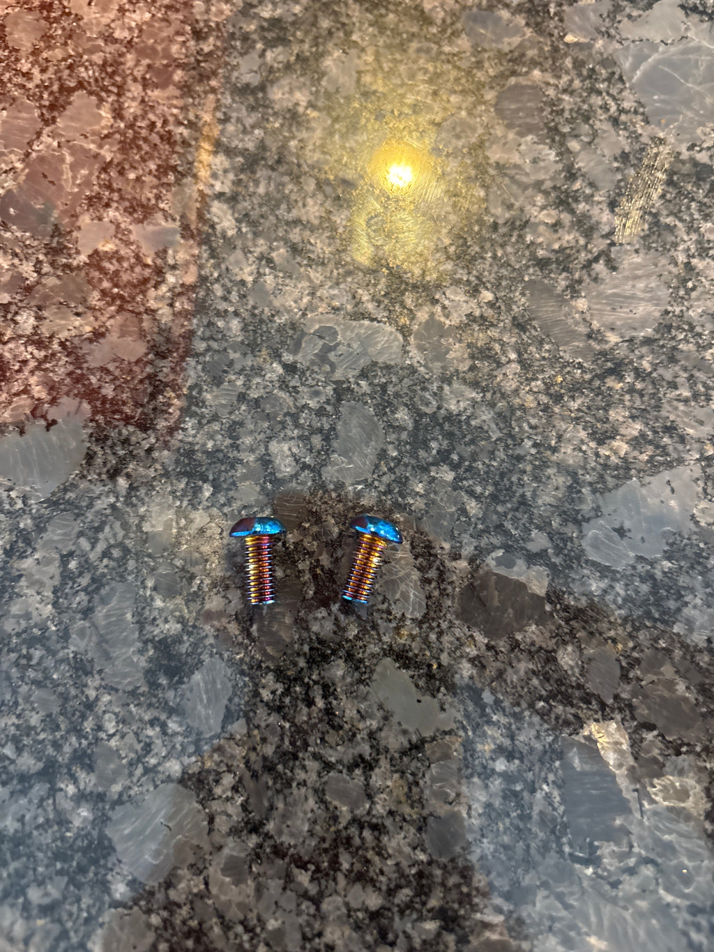 Chain Guard Titanium Bolts.