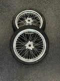 Meryx Wide Chrome Supermotos (4.25 Rear/3.5 Front)