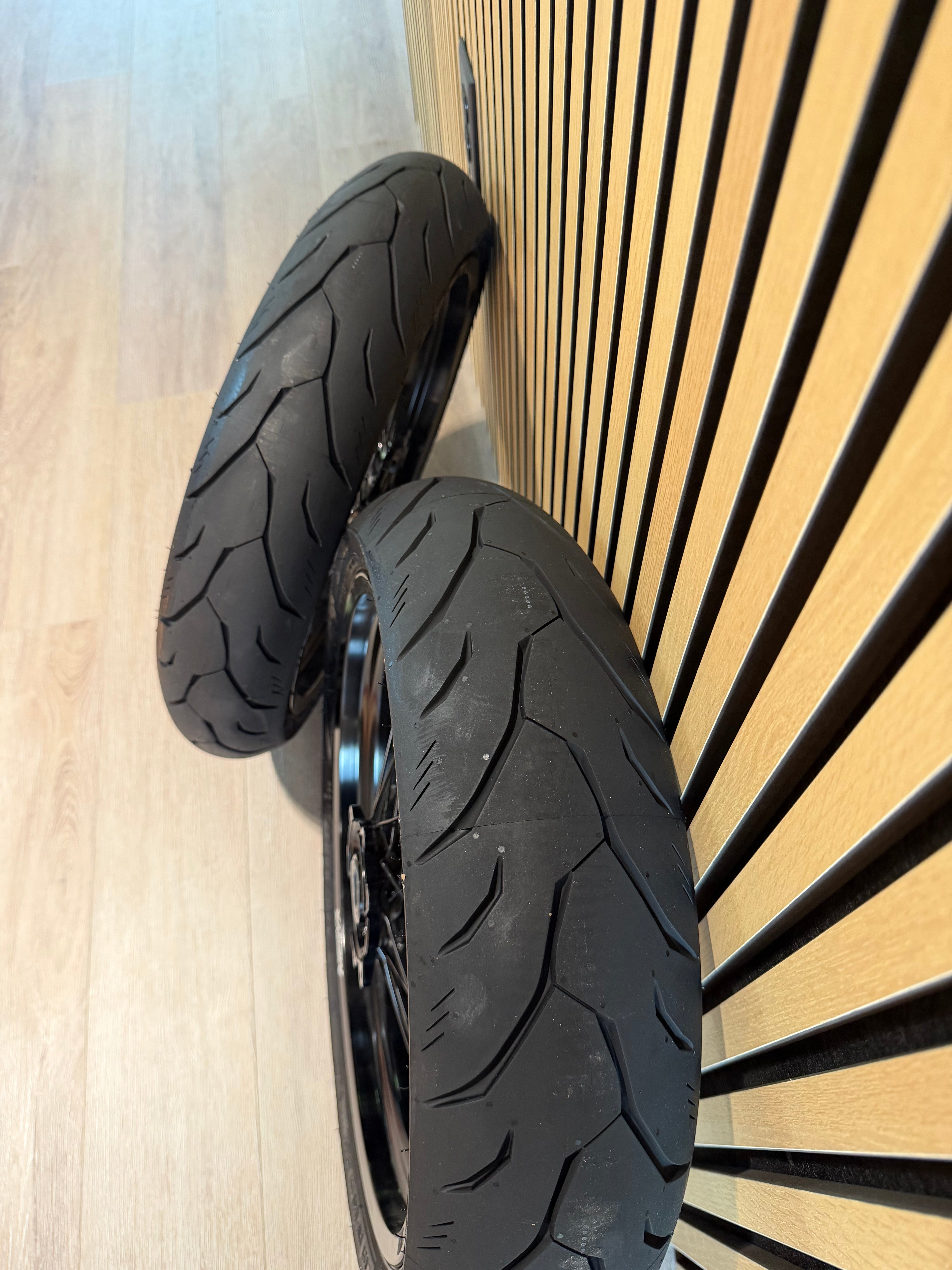 Meryx Wide Black Supermotos (4.25 Rear/3.5 Front)