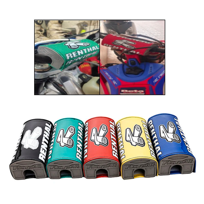 Voltrix Racing 1-1/8" (28mm) Handlebar Foam Pad – Renthal Style Crossbar Pad for Dirt Bike & Motocross
