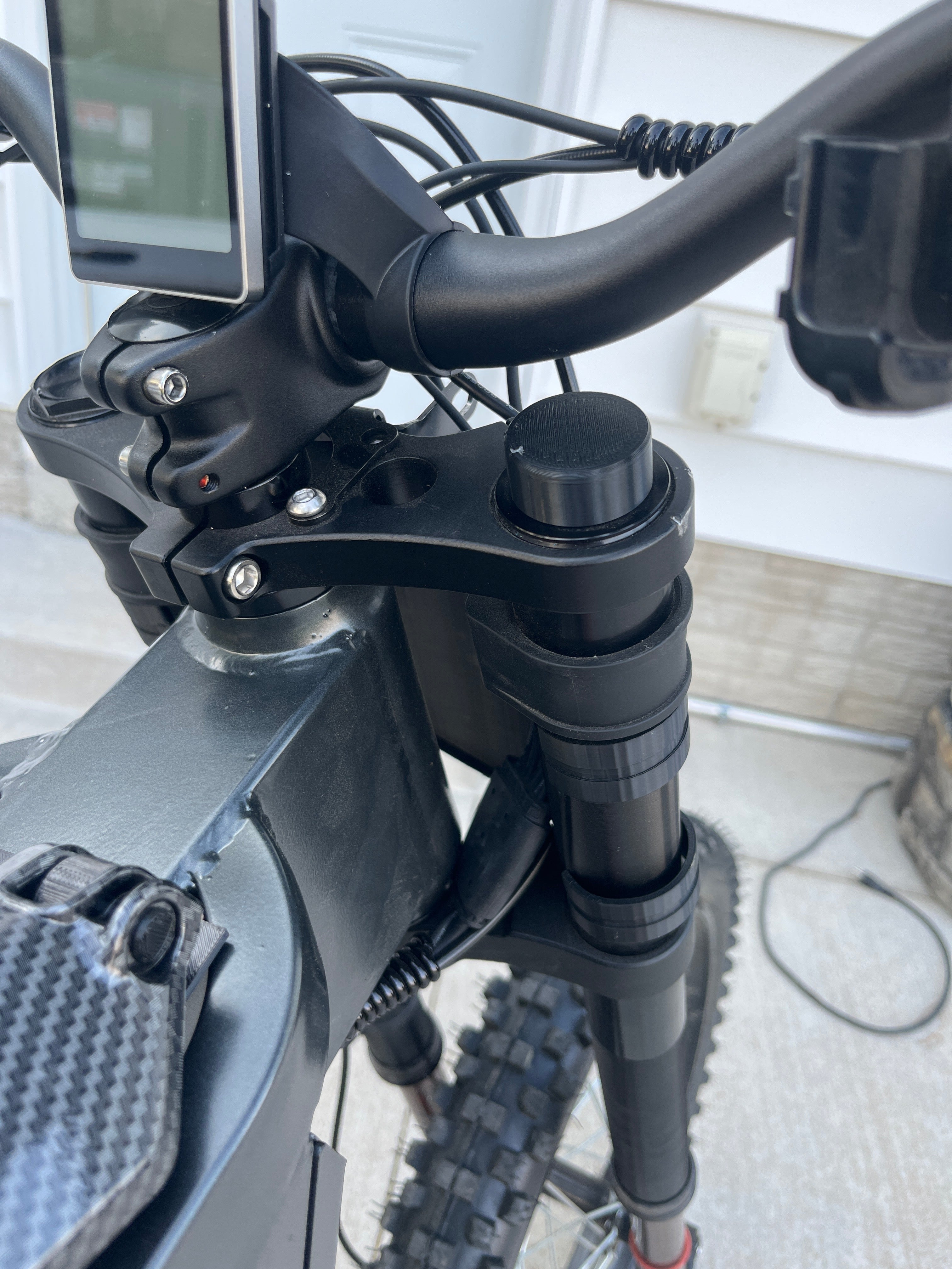 Suspension cap cover