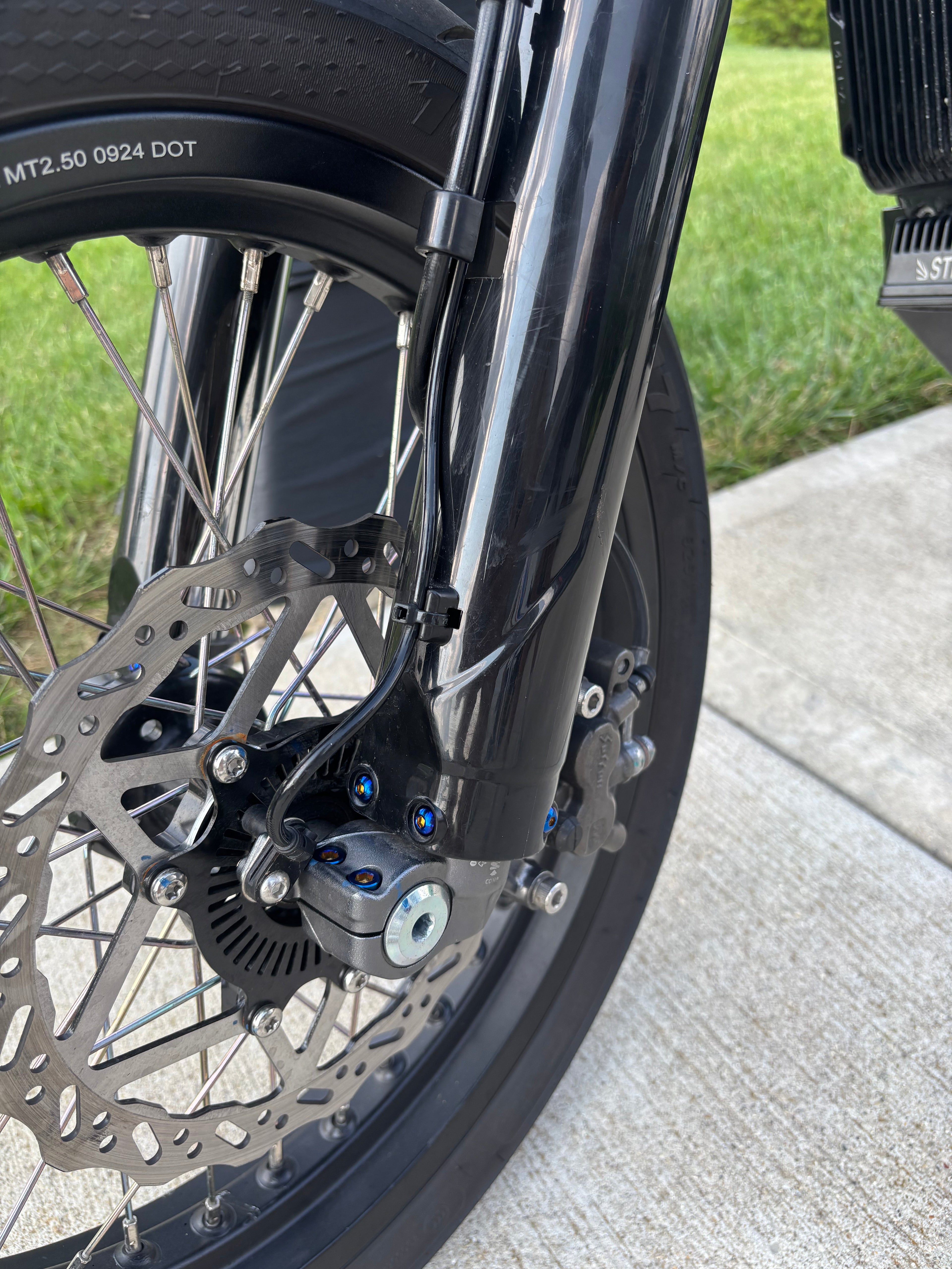 Fork Guard Titanium Bolts.