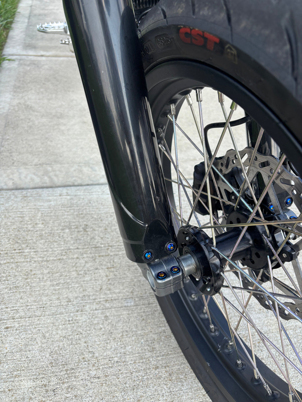Fork Guard Titanium Bolts.